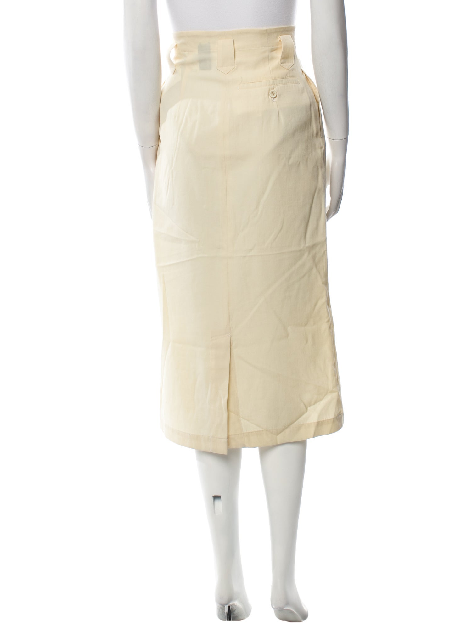 tricot COMME des GARÇONS Wool Midi Length Skirt